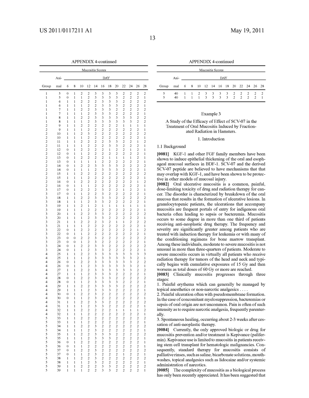 Method of Treating or Preventing Tissue Deterioration, Injury or Damage Due to Disease of Mucosa - diagram, schematic, and image 14