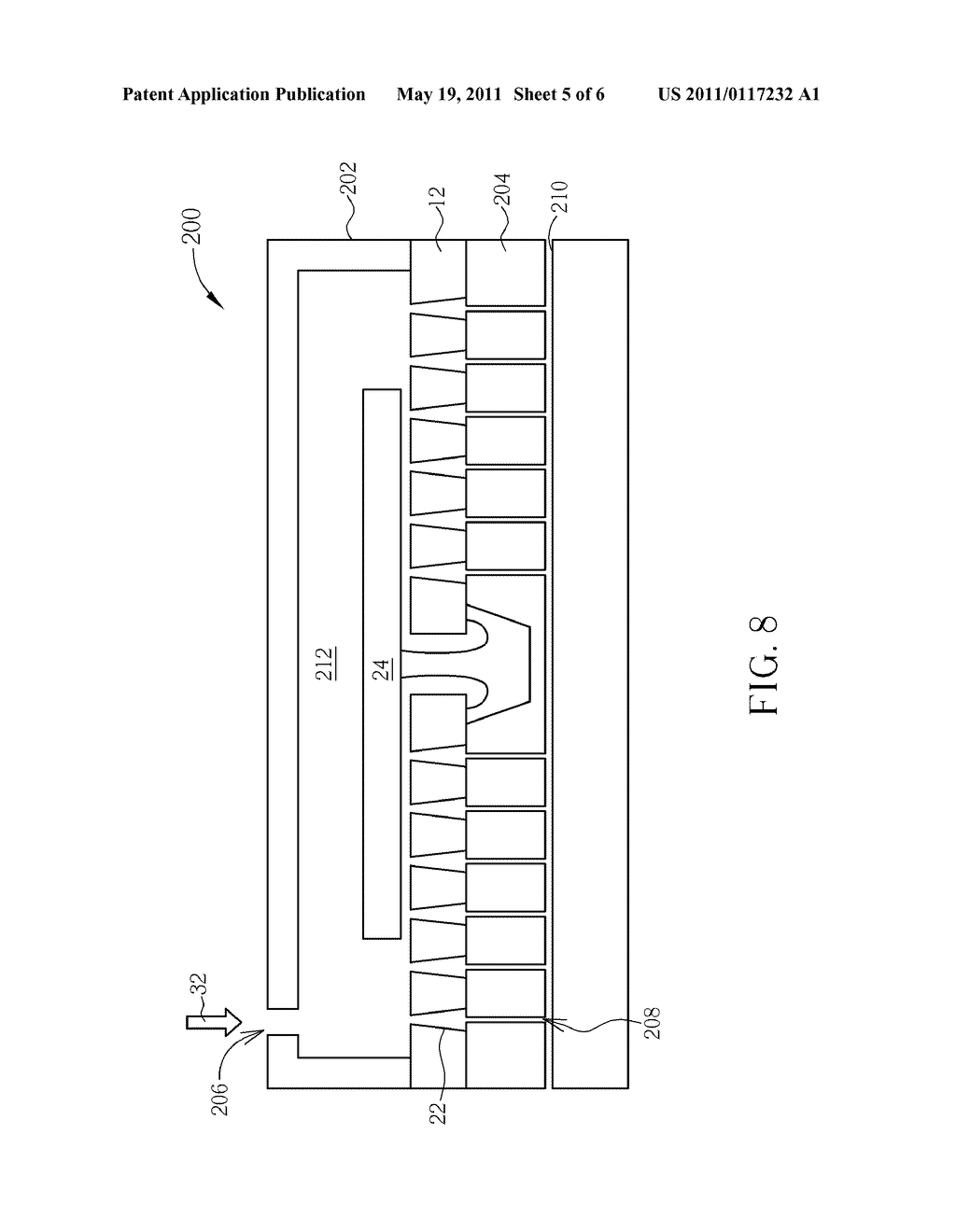 SEMICONDUCTOR CHIP PACKAGE WITH MOLD LOCKS - diagram, schematic, and image 06