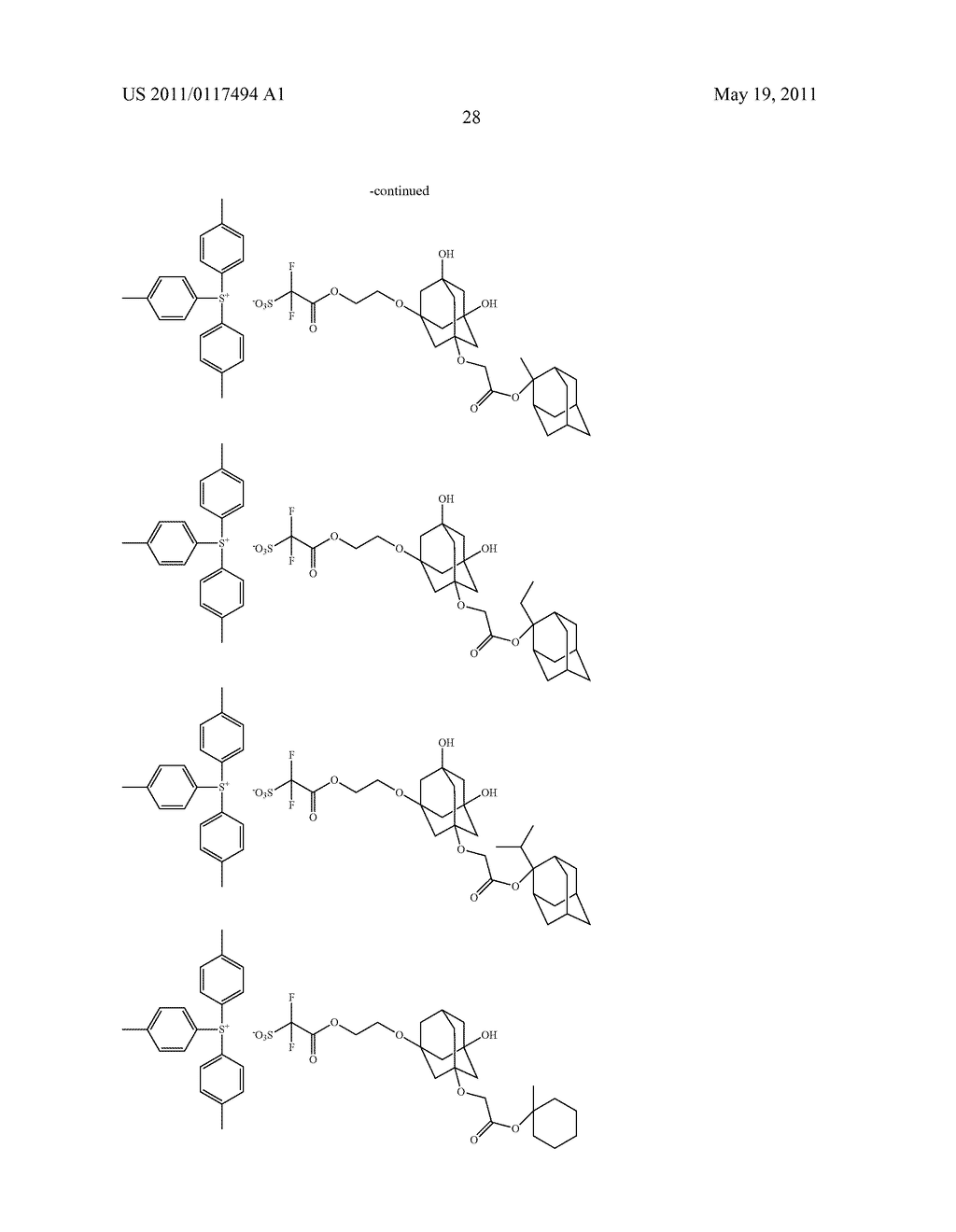 SALT AND PHOTORESIST COMPOSITION CONTAINING THE SAME - diagram, schematic, and image 29