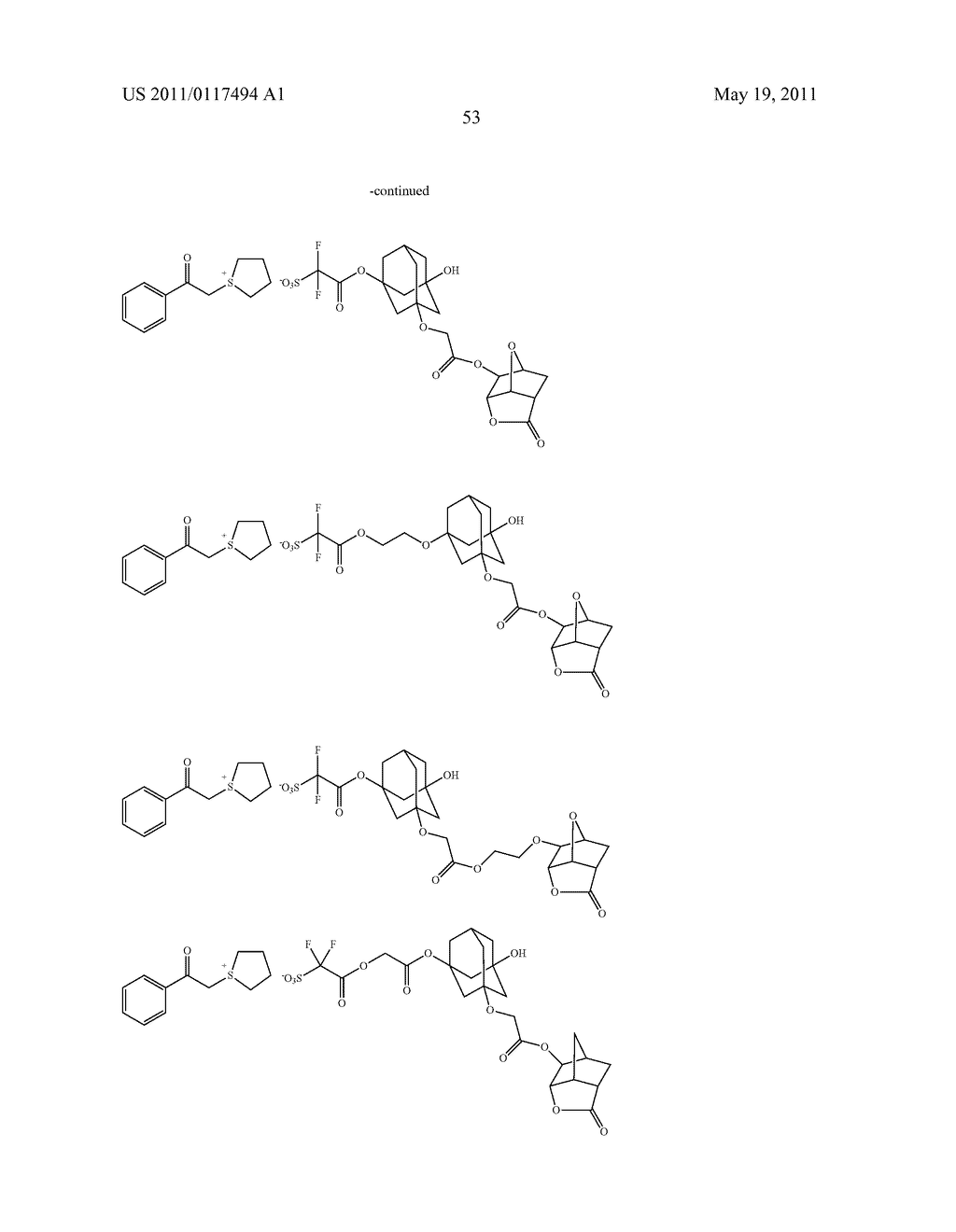 SALT AND PHOTORESIST COMPOSITION CONTAINING THE SAME - diagram, schematic, and image 54