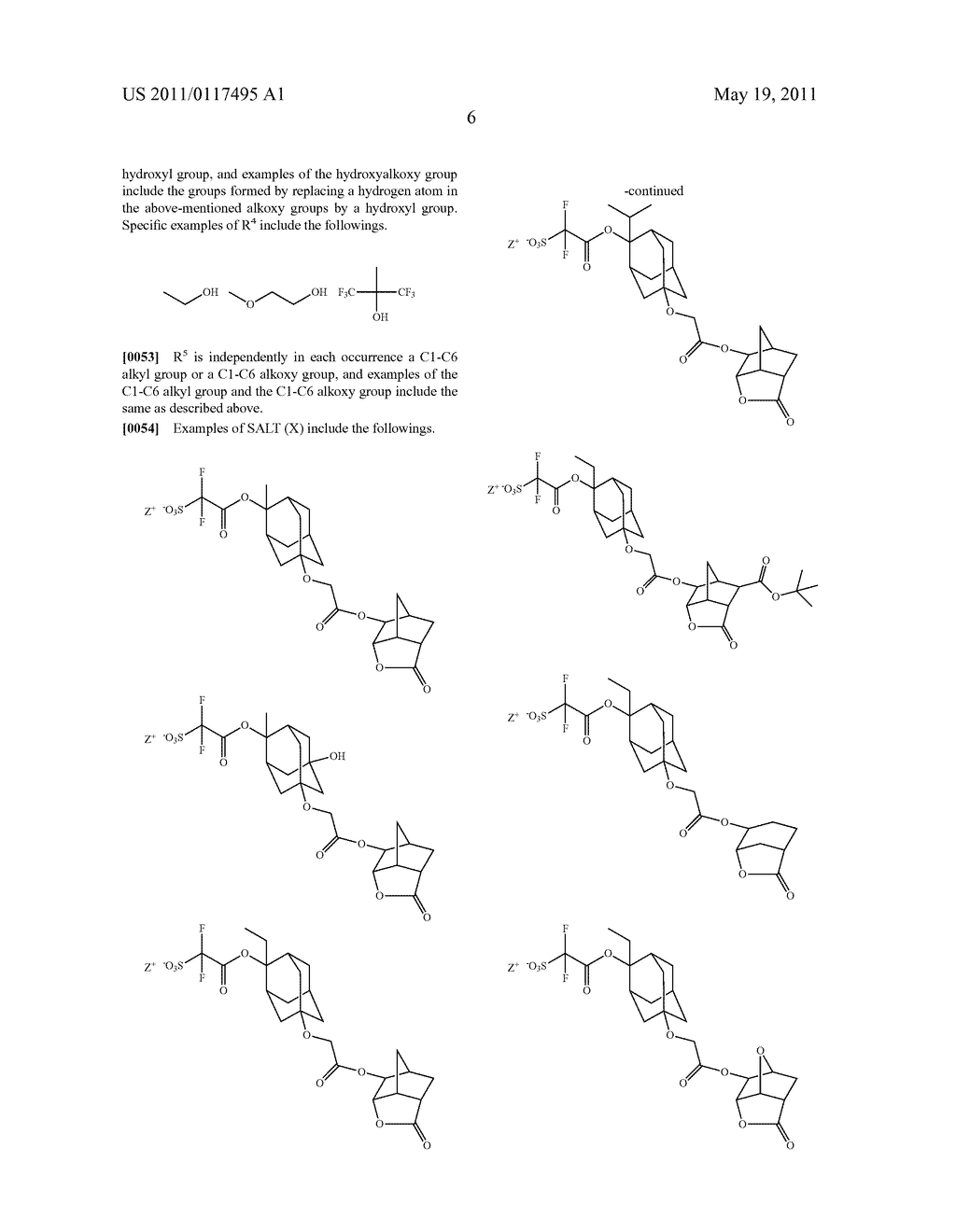 SALT AND PHOTORESIST COMPOSITION CONTAINING THE SAME - diagram, schematic, and image 07