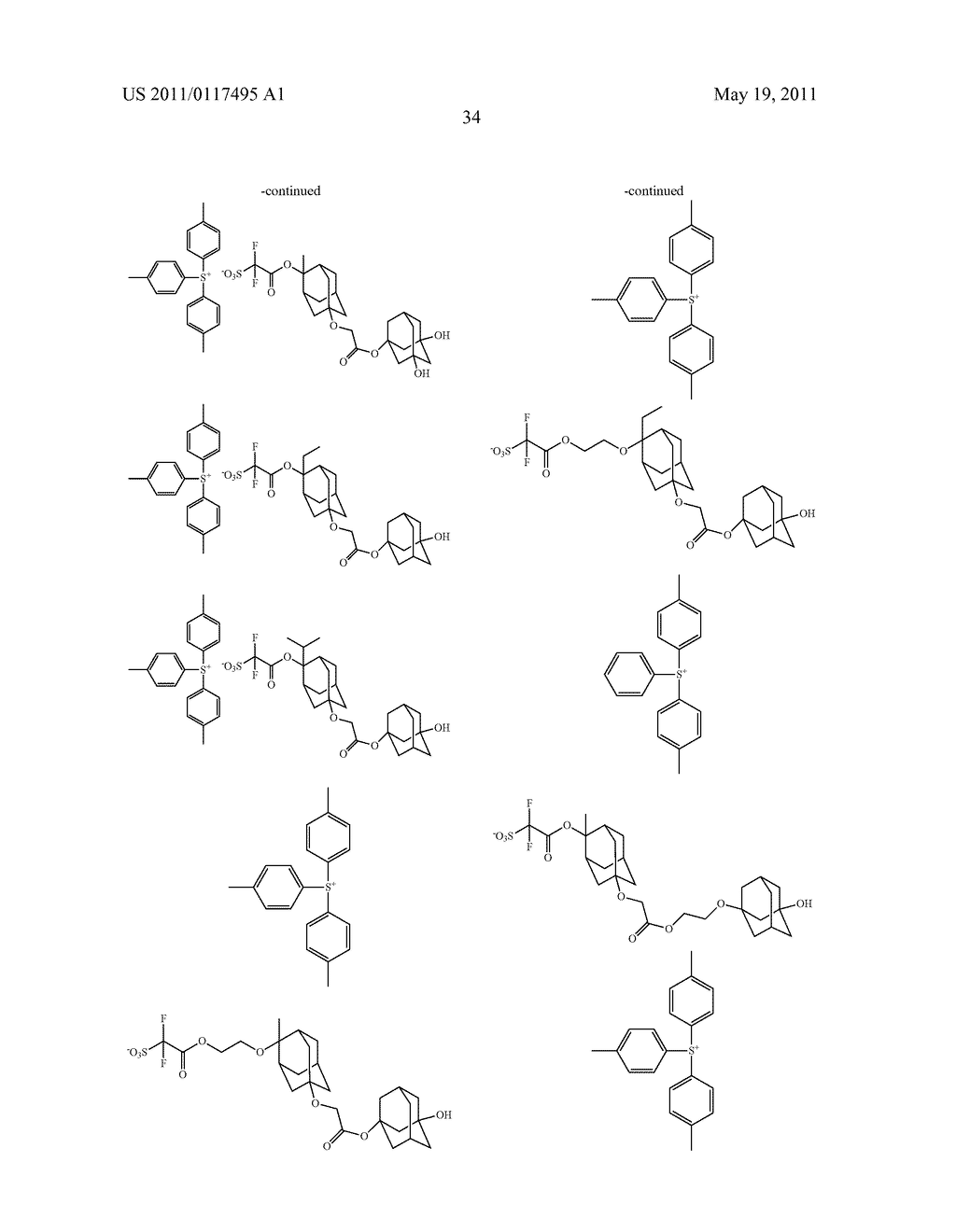 SALT AND PHOTORESIST COMPOSITION CONTAINING THE SAME - diagram, schematic, and image 35