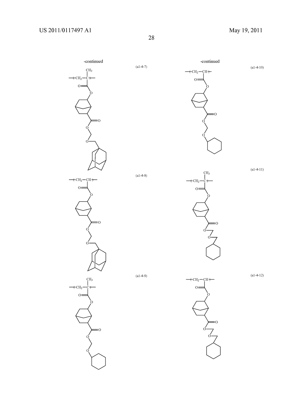 ACRYLATE DERIVATIVE, HALOESTER DERIVATIVE, POLYMER COMPOUND AND PHOTORESIST COMPOSITION - diagram, schematic, and image 29