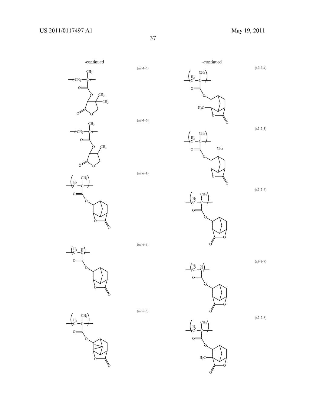 ACRYLATE DERIVATIVE, HALOESTER DERIVATIVE, POLYMER COMPOUND AND PHOTORESIST COMPOSITION - diagram, schematic, and image 38