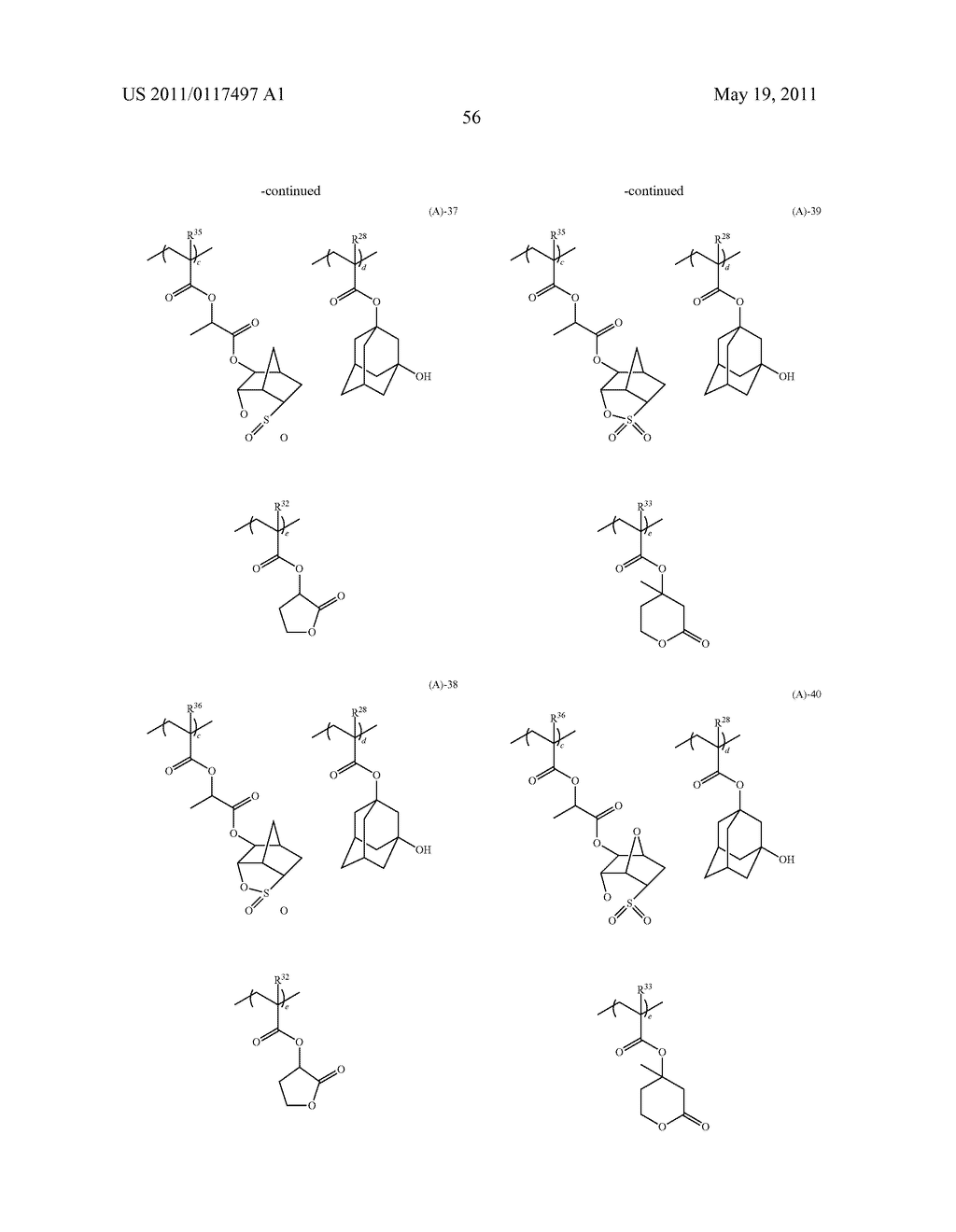 ACRYLATE DERIVATIVE, HALOESTER DERIVATIVE, POLYMER COMPOUND AND PHOTORESIST COMPOSITION - diagram, schematic, and image 57