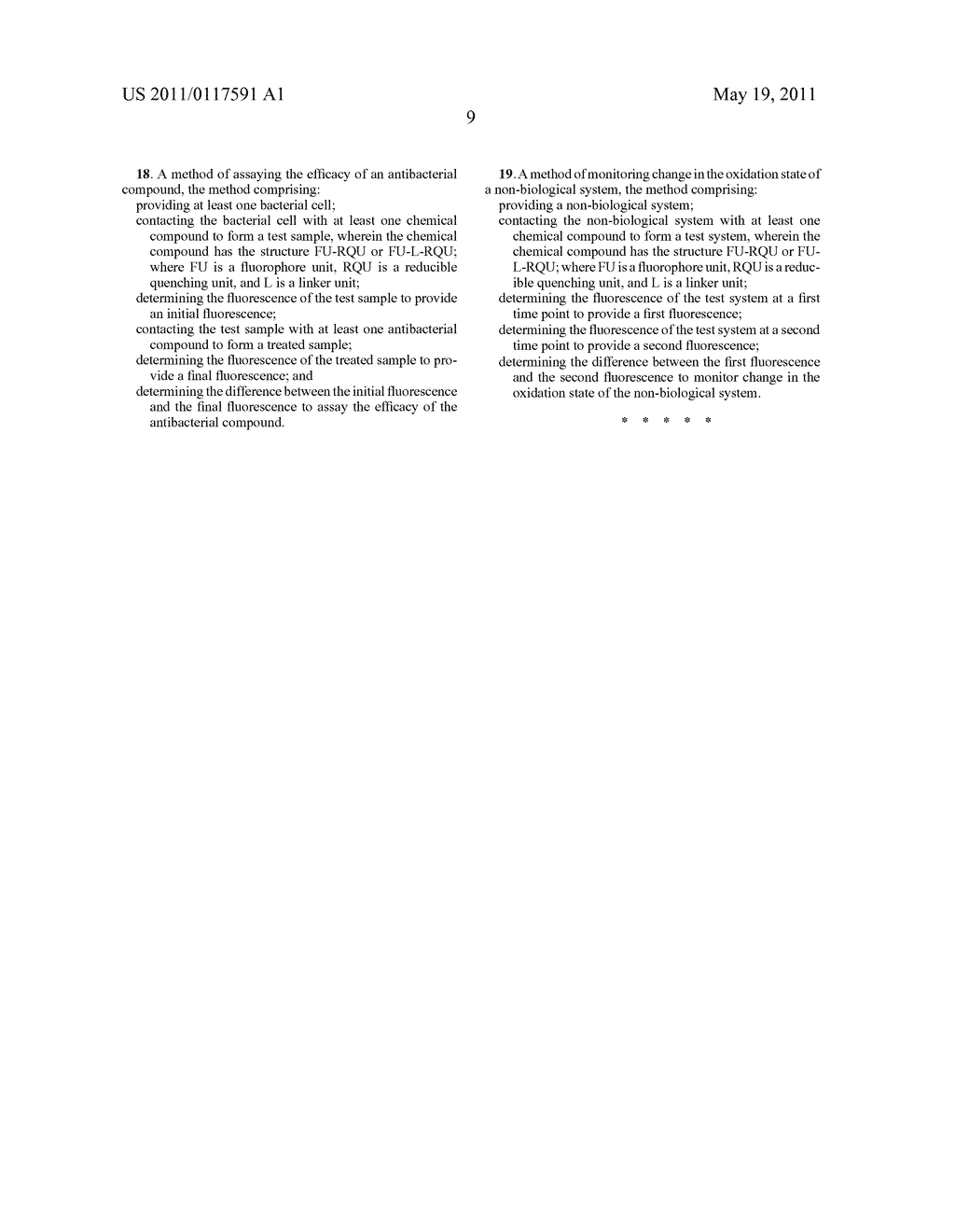 CHEMICAL PROBE COMPOUNDS THAT BECOME FLUORESCENT UPON REDUCTION, AND METHODS FOR THEIR USE - diagram, schematic, and image 23
