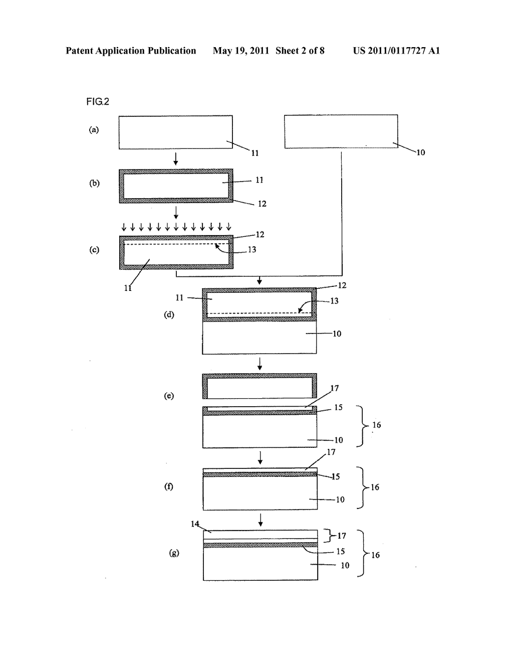 METHOD FOR MANUFACTURING SOI WAFER AND SOI WAFER - diagram, schematic, and image 03