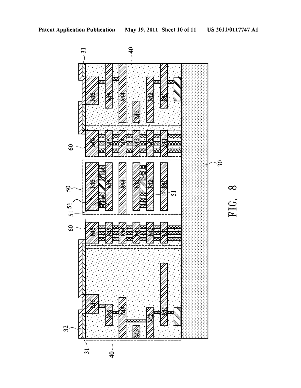 METHOD OF FABRICATING SINGLE CHIP FOR INTEGRATING FIELD-EFFECT TRANSISTOR INTO MEMS STRUCTURE - diagram, schematic, and image 11