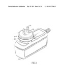 POWER ADAPTER HAVING A REPLACEABLE AND ROTATABLE PLUG diagram and image