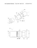 Coaxial Connectors Having Compression Rings that are Pre-Installed at the Front of the Connector and Related Methods of Using Such Connectors diagram and image