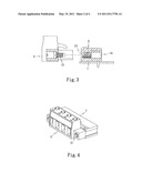 Fastener for separate male terminal block diagram and image