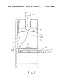 REVERSE OBLIQUE AIR CURTAIN EXHAUST CABINET diagram and image