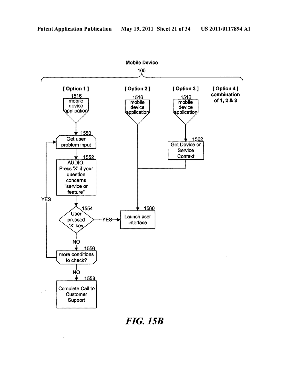 CALL INTERCEPT METHODS, SUCH AS FOR CUSTOMER SELF-SUPPORT ON A MOBILE DEVICE - diagram, schematic, and image 22