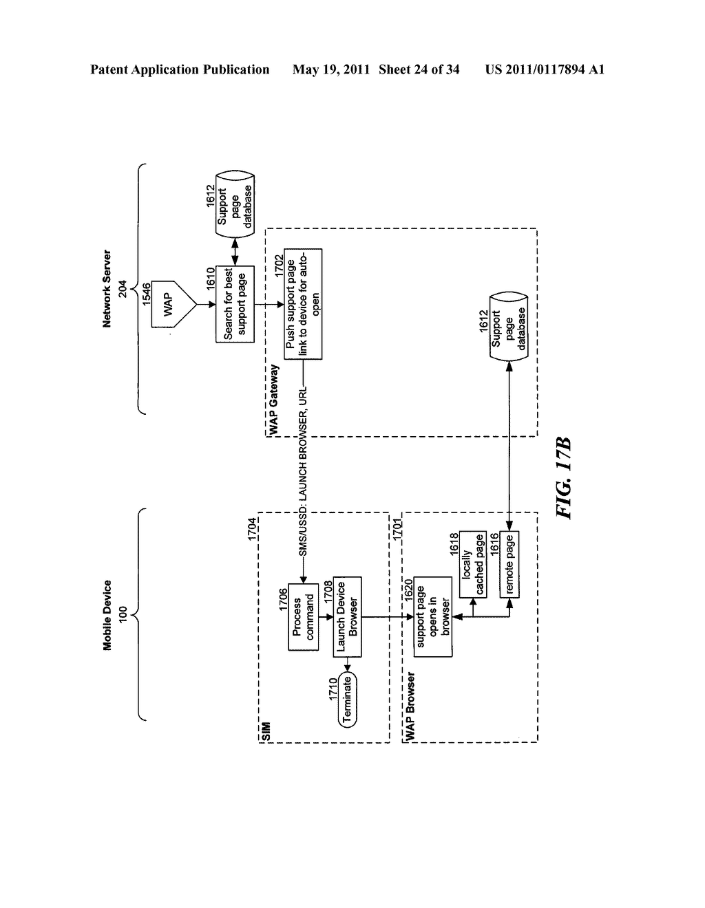 CALL INTERCEPT METHODS, SUCH AS FOR CUSTOMER SELF-SUPPORT ON A MOBILE DEVICE - diagram, schematic, and image 25