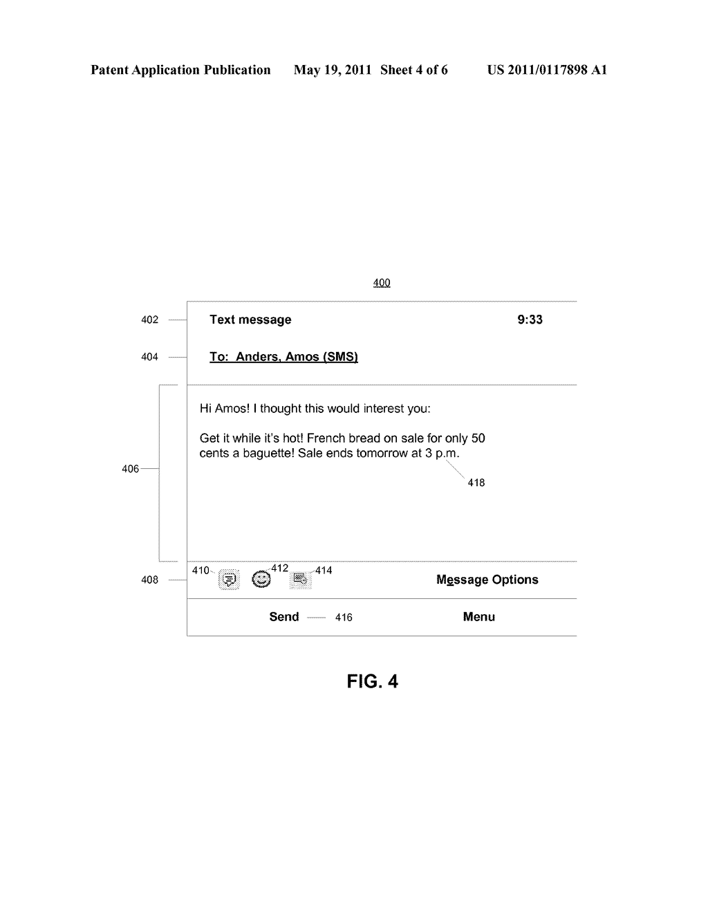 APPARATUS AND METHOD FOR SHARING CONTENT ON A MOBILE DEVICE - diagram, schematic, and image 05