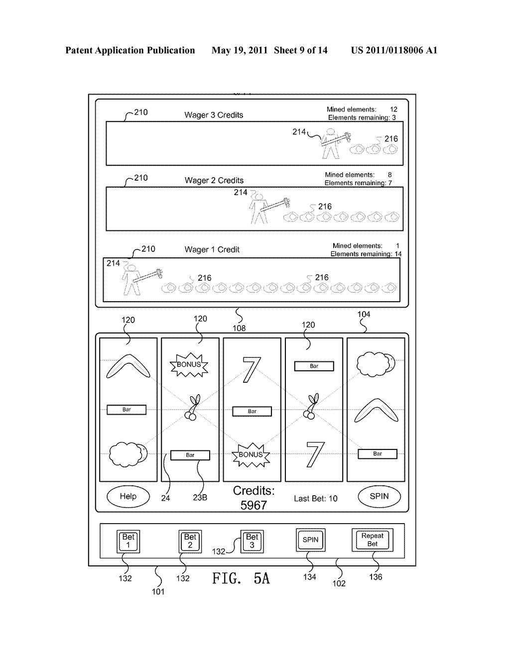 METHOD FOR DISPLAYING GAMING RESULT - diagram, schematic, and image 10