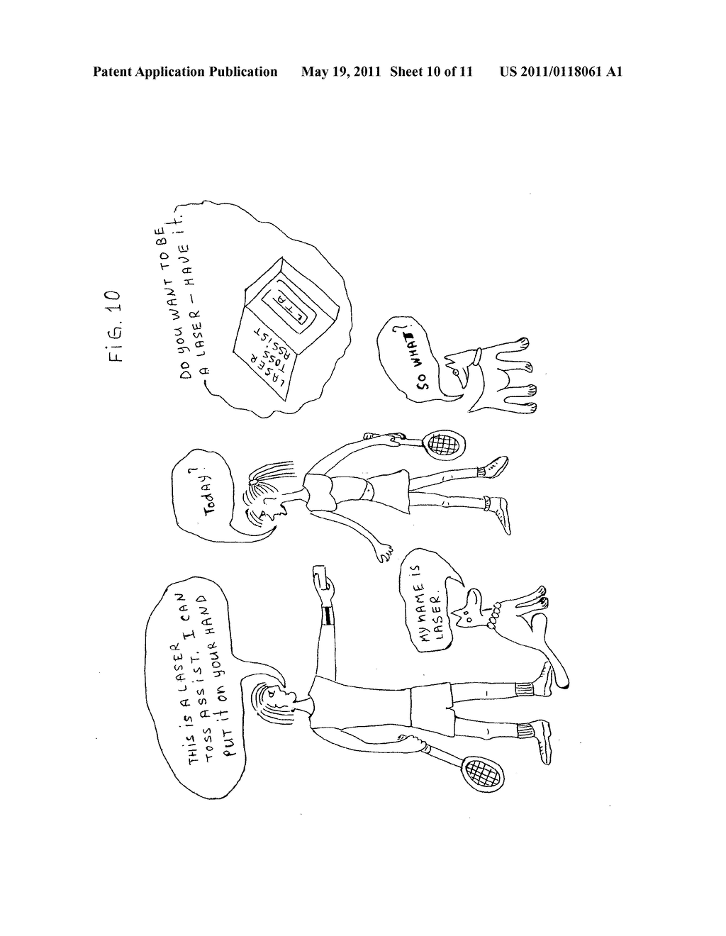 Laser toss assist - diagram, schematic, and image 11