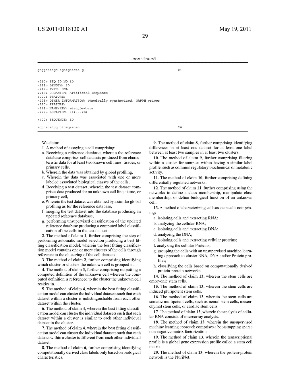 Compositions and methods for defining cells - diagram, schematic, and image 88