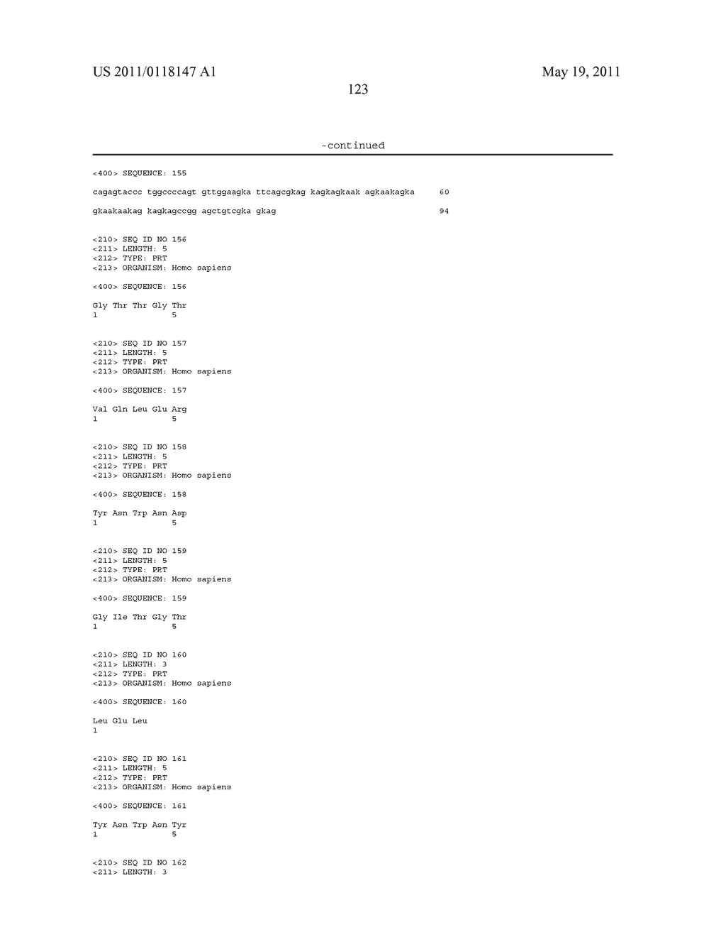 LIBRARIES OF GENETIC PACKAGES COMPRISING NOVEL HC CDR3 DESIGNS - diagram, schematic, and image 124