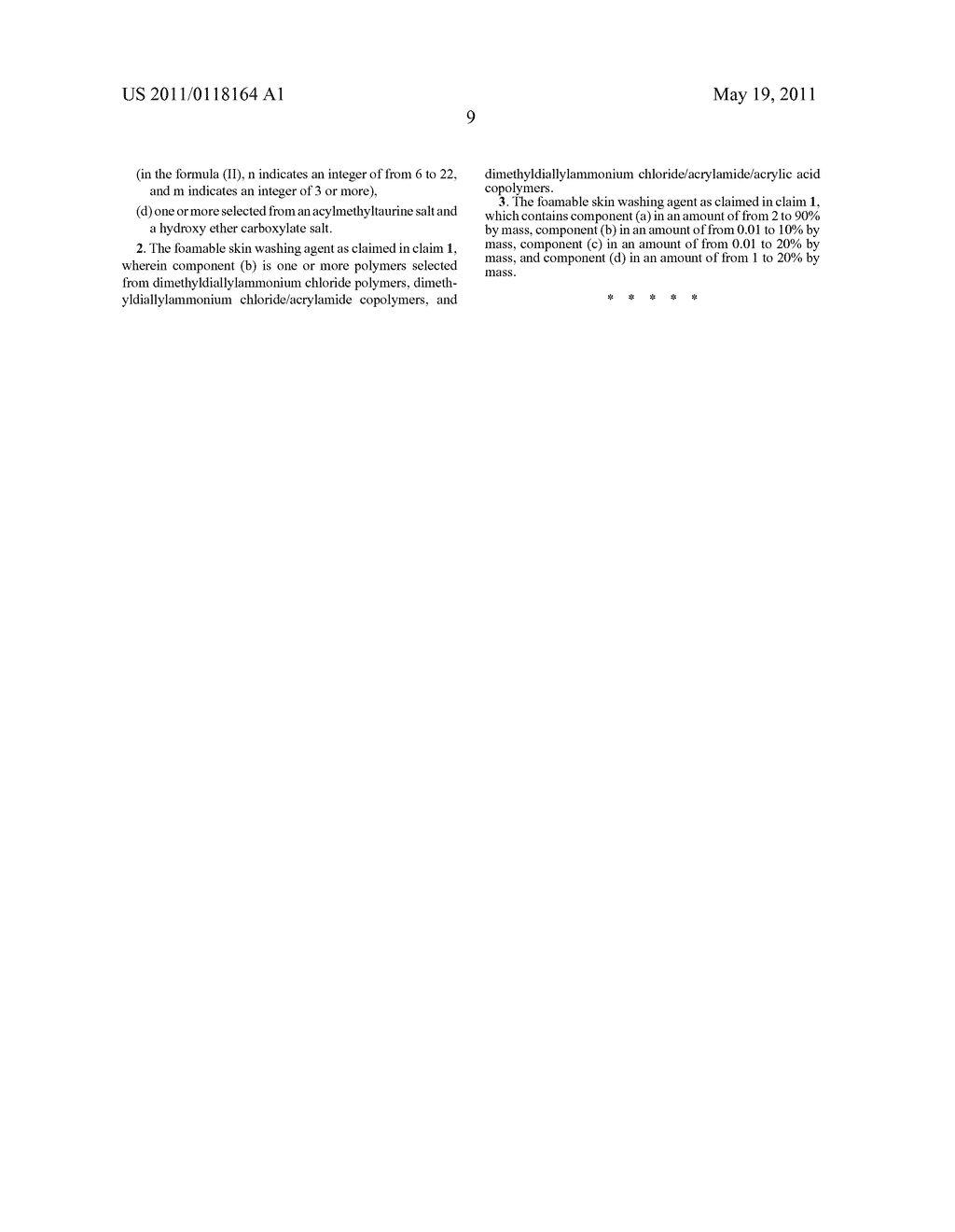 Foamable Skin Washing Agent - diagram, schematic, and image 10