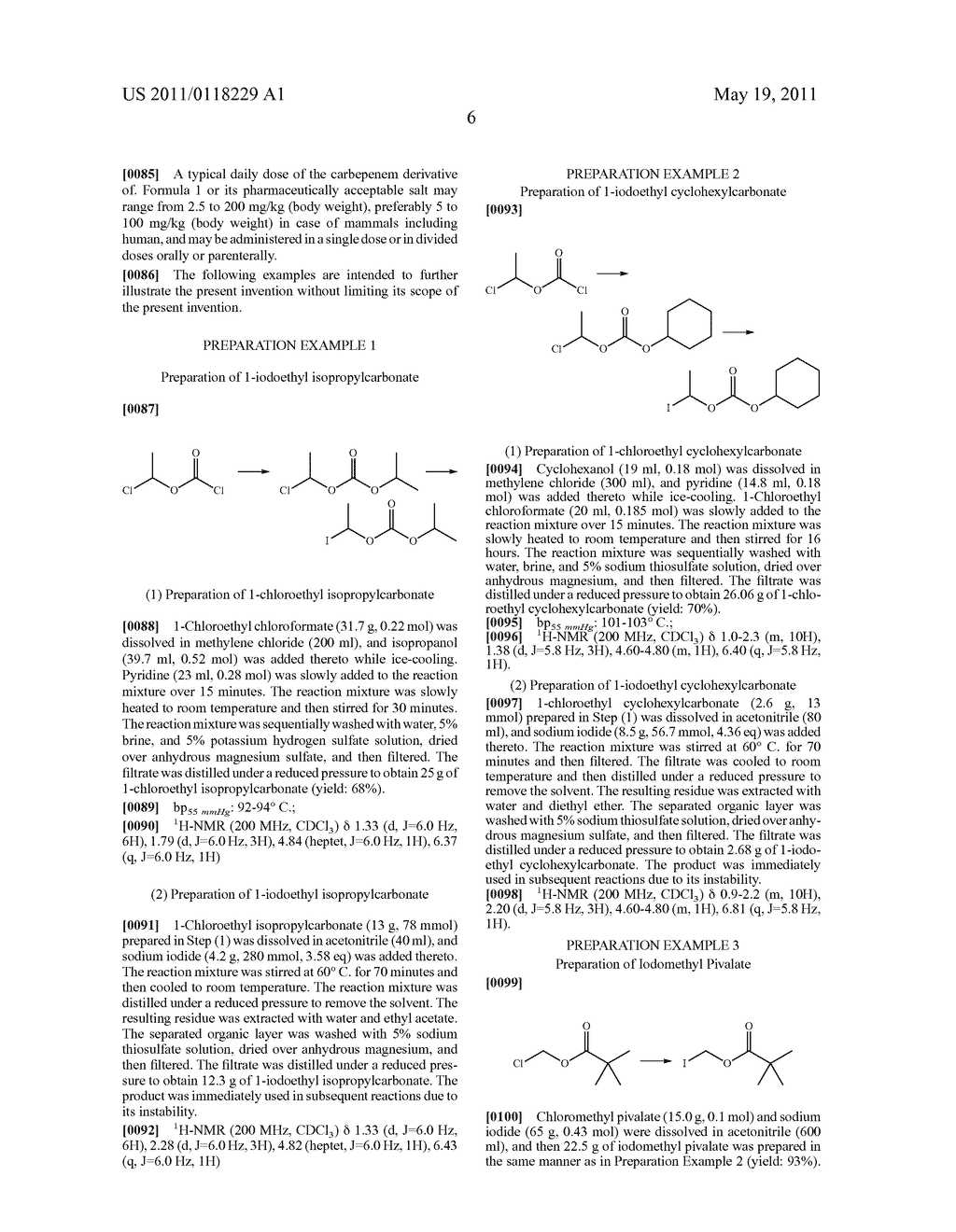 2-ARYLMETHYLAZETIDINE-CARBAPENEM-3-CARBOXYLIC ACID ESTER DERIVATIVE OR ITS SALT, PROCESS FOR THE PREPARATION THEREOF AND PHARMACEUTICAL COMPOSITION COMPRISING THE SAME - diagram, schematic, and image 08