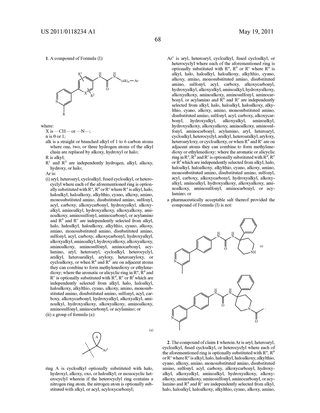 Urea Compounds as Gamma Secretase Modulators - diagram, schematic, and image 69