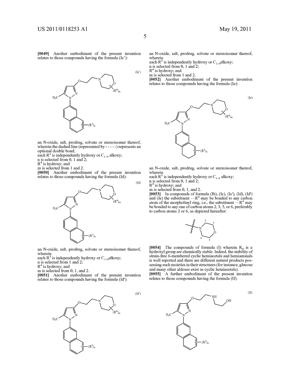 5-METHYL-1-(NAPHTHALEN-2-YL)-1H-PYRAZOLES USEFUL AS SIGMA RECEPTOR INHIBITORS - diagram, schematic, and image 06