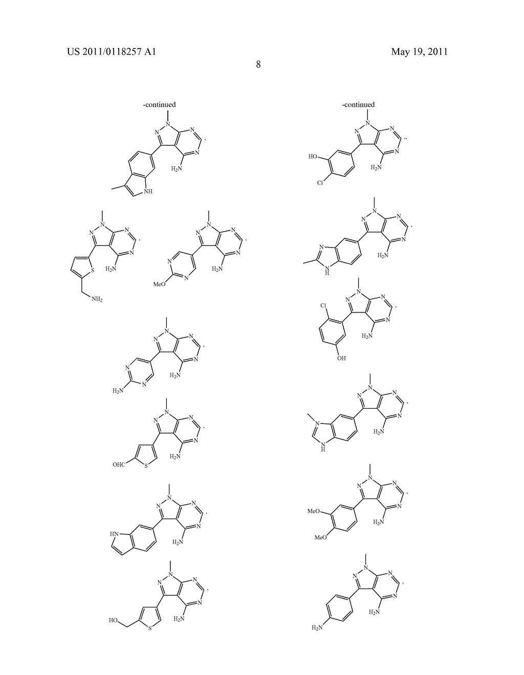 NOVEL KINASE MODULATORS - diagram, schematic, and image 09