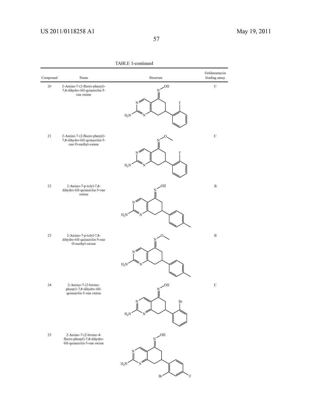 QUINAZOLIN-OXIME DERIVATIVES AS HSP90 INHIBITORS - diagram, schematic, and image 58