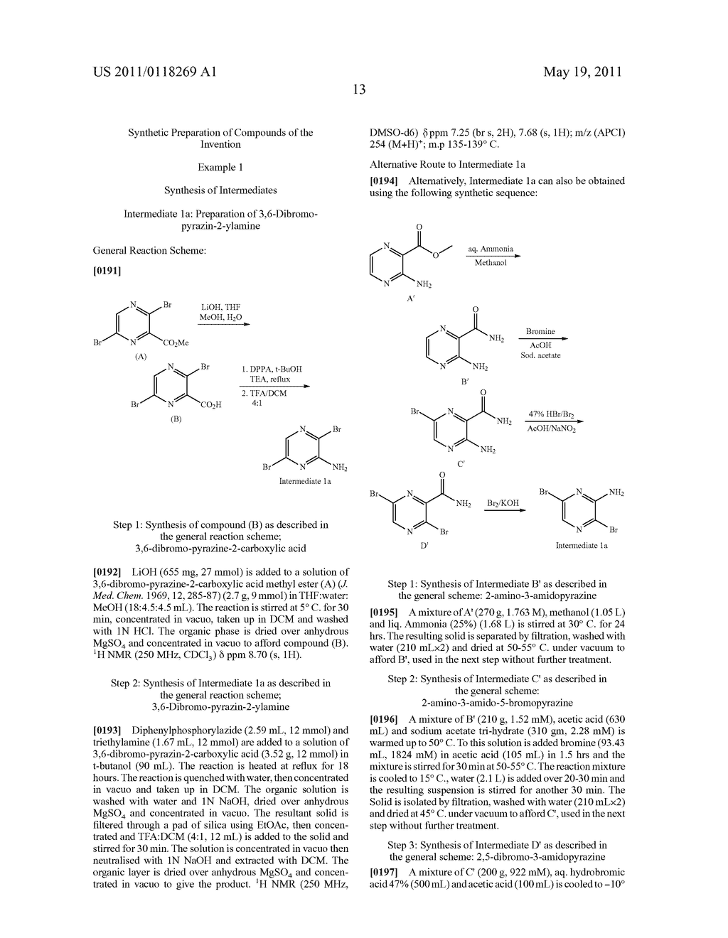 FUSED PYRAZINE COMPOUNDS AS THEIR SALTS, USEFUL FOR THE TREATMENT OF DEGENERATIVE AND INFLAMMATORY DISEASES - diagram, schematic, and image 35