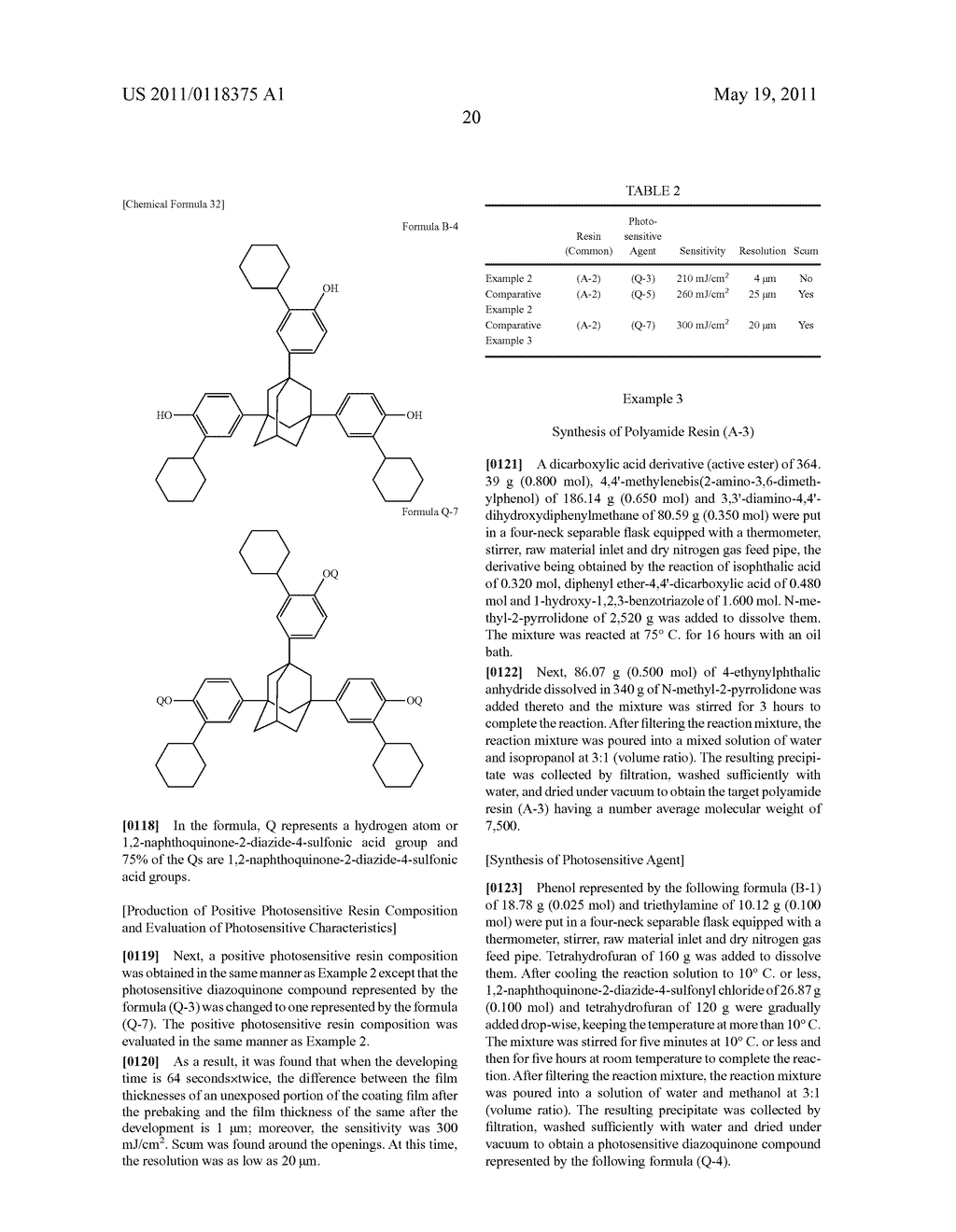 POSITIVE PHOTOSENSITIVE RESIN COMPOSITION, CURED FILM, PROTECTING FILM, INSULATING FILM, AND SEMICONDUCTOR DEVICE AND DISPLAY DEVICE USING THE SAME - diagram, schematic, and image 21