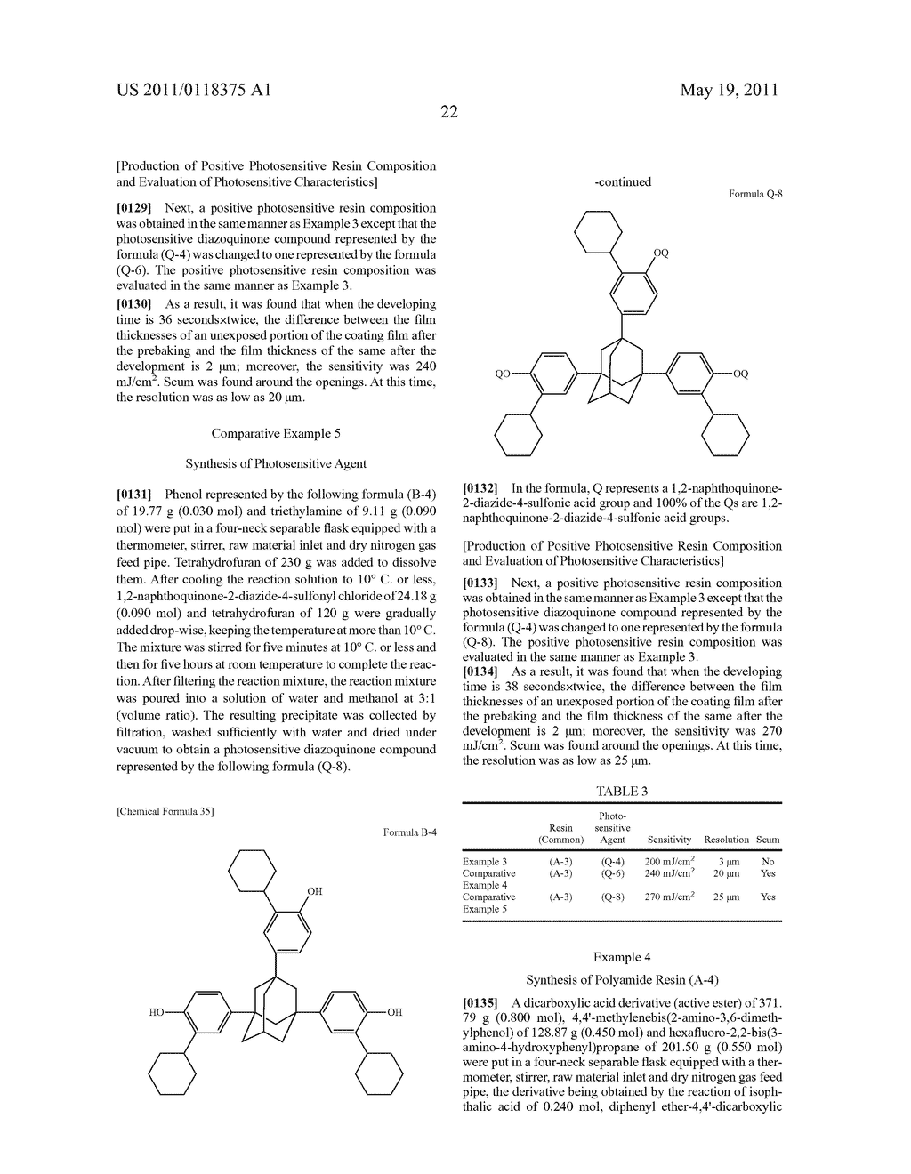 POSITIVE PHOTOSENSITIVE RESIN COMPOSITION, CURED FILM, PROTECTING FILM, INSULATING FILM, AND SEMICONDUCTOR DEVICE AND DISPLAY DEVICE USING THE SAME - diagram, schematic, and image 23