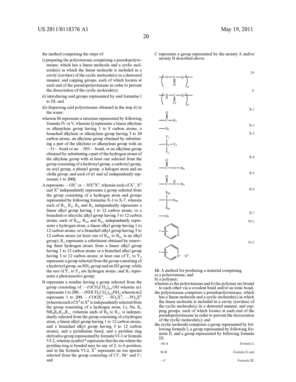 POLYROTAXANE, AQUEOUS POLYROTAXANE DISPERSION COMPOSITION, CROSSLINKED BODY OF POLYROTAXANE AND POLYMER AND METHOD FOR PRODUCING THE SAME - diagram, schematic, and image 22