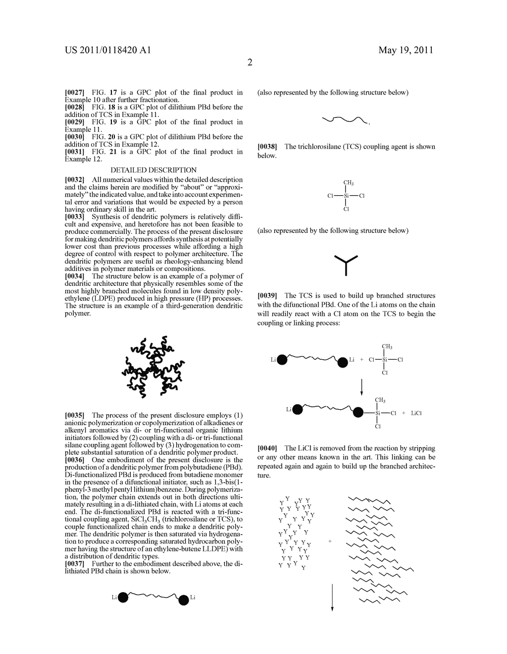 Process for Making Dendritic Hydrocarbon Polymers - diagram, schematic, and image 24