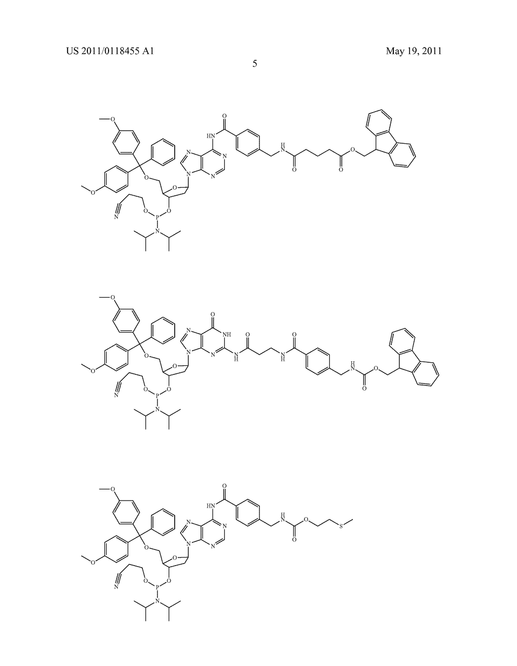 PROTECTING GROUP FOR INDOLE GROUP, NUCLEIC ACID-SYNTHESIZING AMIDITE AND NUCLEIC ACID-SYNTHESIZING METHOD - diagram, schematic, and image 20