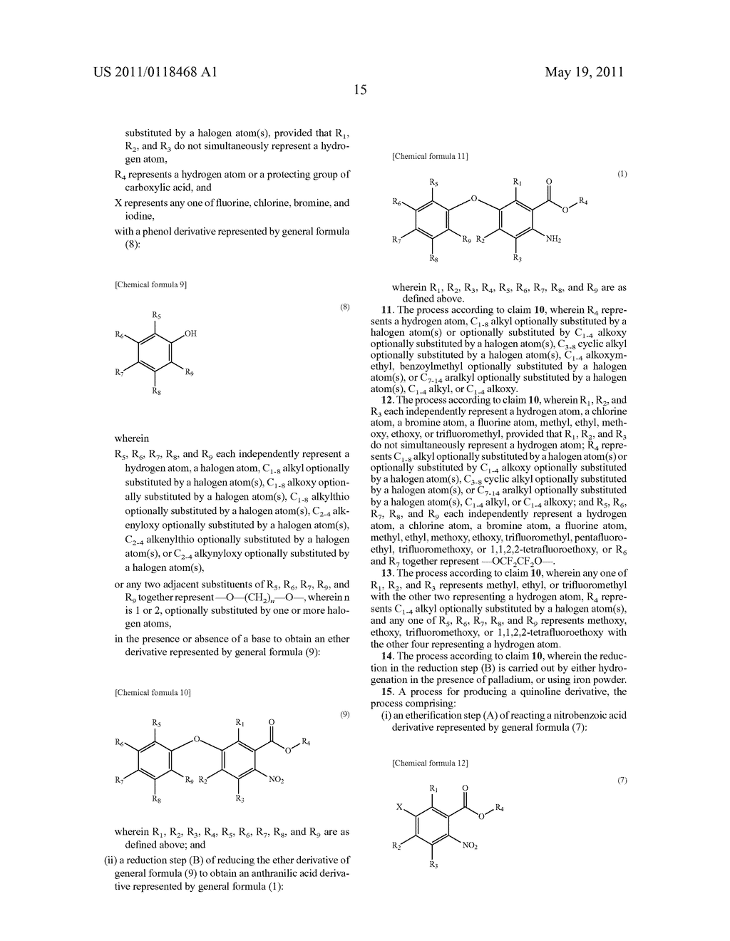 PROCESS FOR PRODUCING 6-ARYLOXYQUINOLINE DERIVATIVE AND INTERMEDIATE THEREFOR - diagram, schematic, and image 16