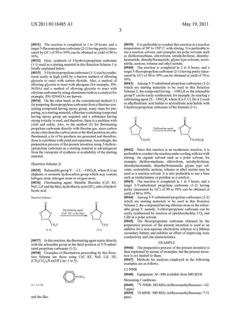 PROCESS FOR PREPARING FLUOROPROPYLENE CARBONATE - diagram, schematic, and image 04