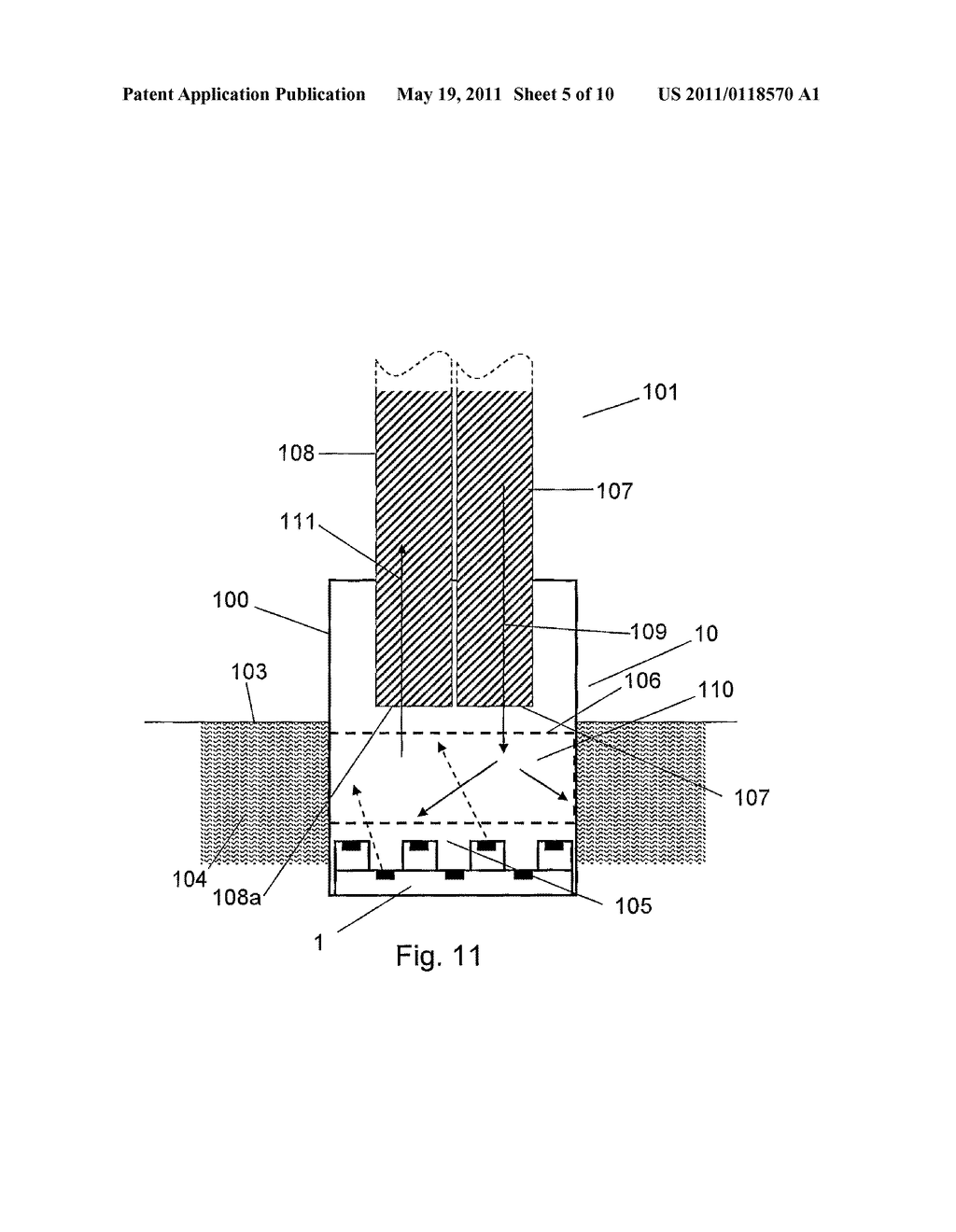 OPTIC SENSOR DEVICE WITH SERS - diagram, schematic, and image 06