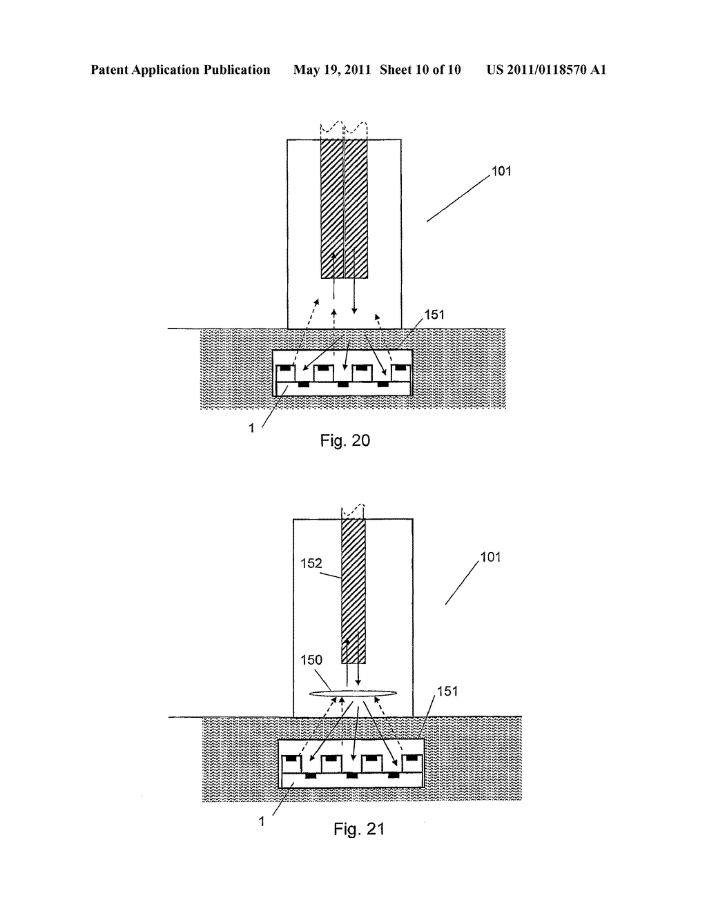 OPTIC SENSOR DEVICE WITH SERS - diagram, schematic, and image 11