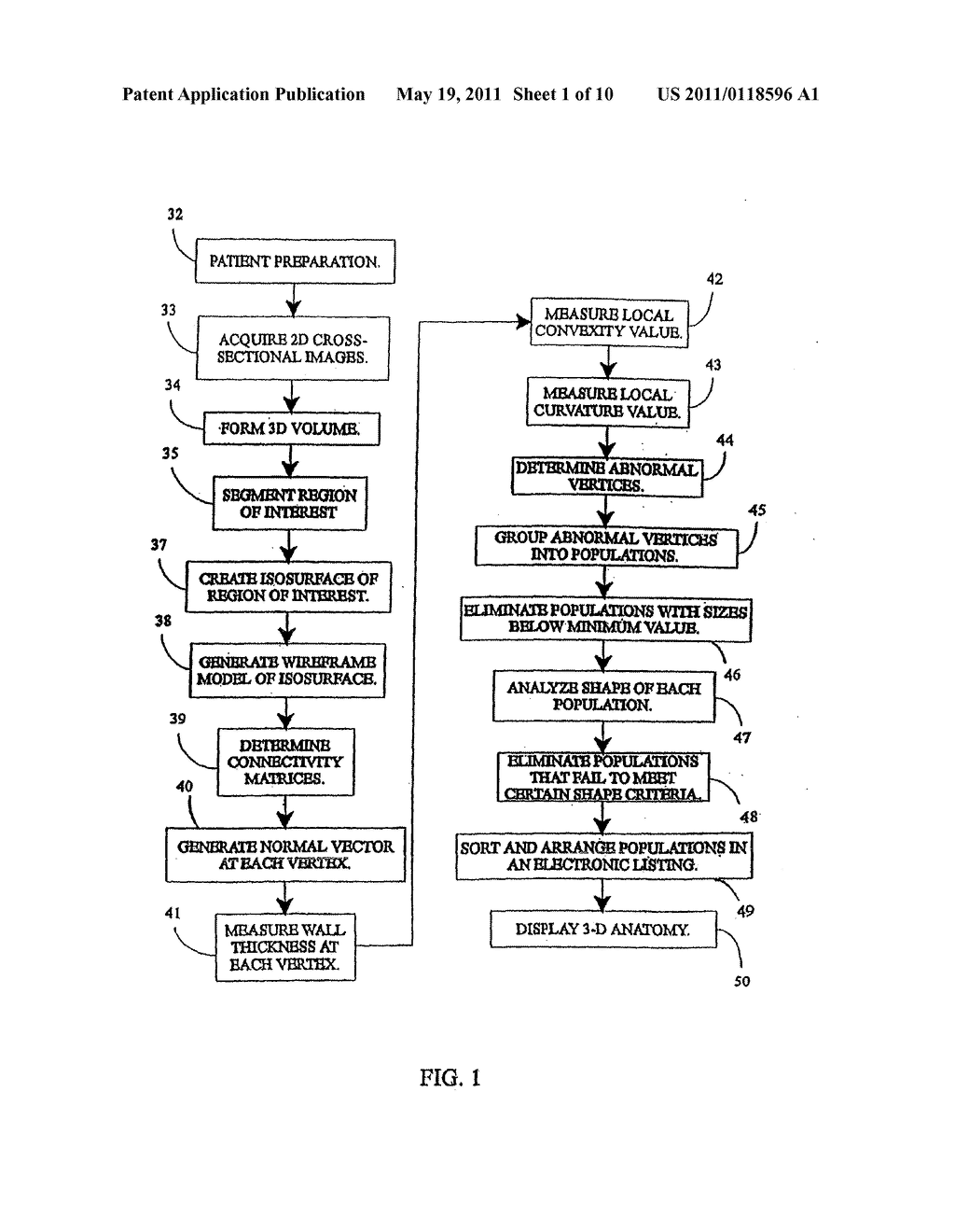 AUTOMATIC ANALYSIS IN VIRTUAL ENDOSCOPY - diagram, schematic, and image 02