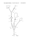 DEVICE FOR INSUFFLATING GAS AND COLLECTING EFFLUENTS FROM THE BODY CAVITIES OF AN INDIVIDUAL diagram and image