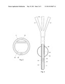 DEVICE FOR INSUFFLATING GAS AND COLLECTING EFFLUENTS FROM THE BODY CAVITIES OF AN INDIVIDUAL diagram and image