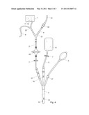 DEVICE FOR INSUFFLATING GAS AND COLLECTING EFFLUENTS FROM THE BODY CAVITIES OF AN INDIVIDUAL diagram and image