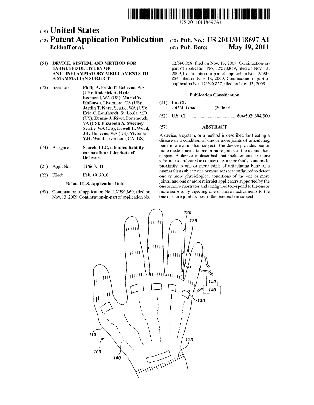 Device, system, and method for targeted delivery of anti-inflammatory medicaments to a mammalian subject - diagram, schematic, and image 01