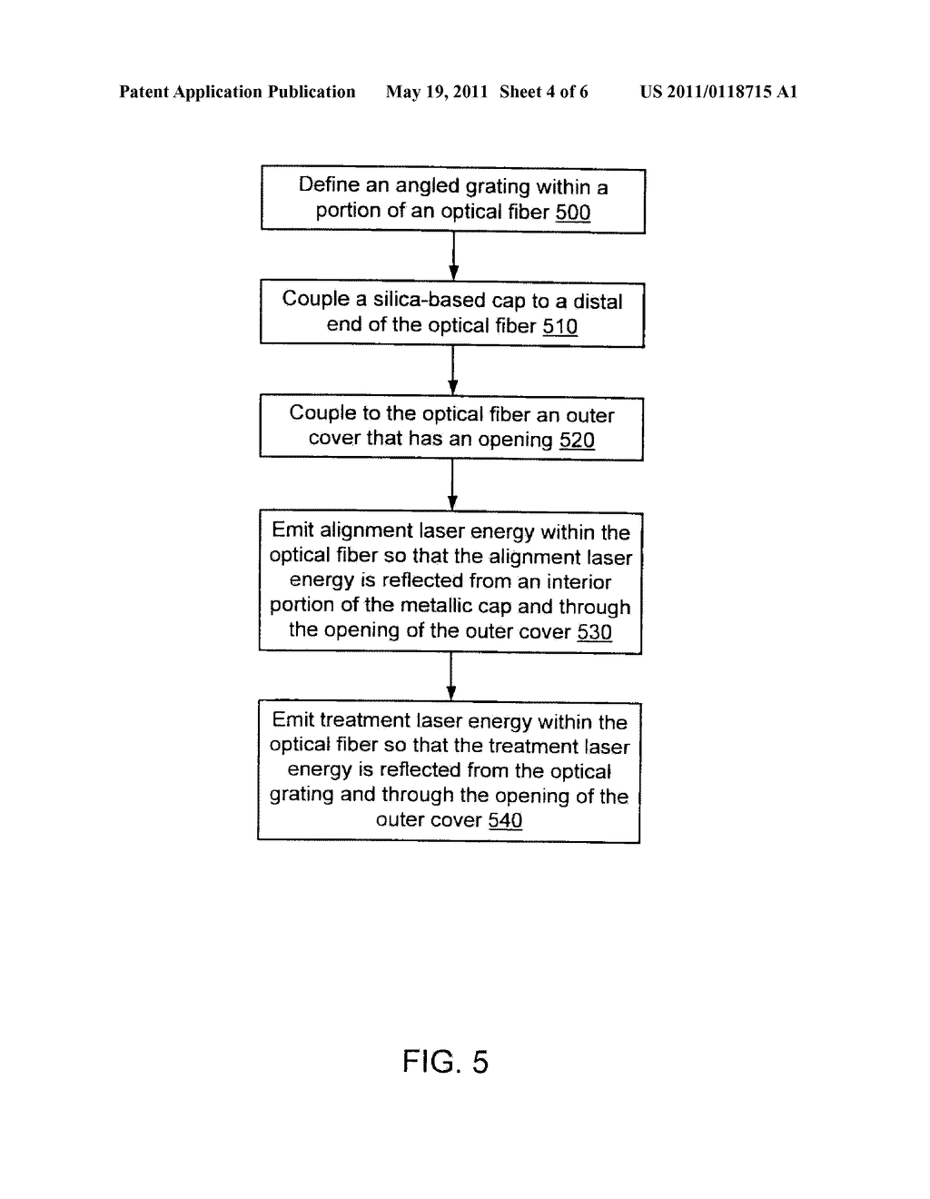 METHODS AND APPARATUS RELATED TO A SIDE-FIRE ASSEMBLY THAT HAS AN OPTICAL GRATING - diagram, schematic, and image 05