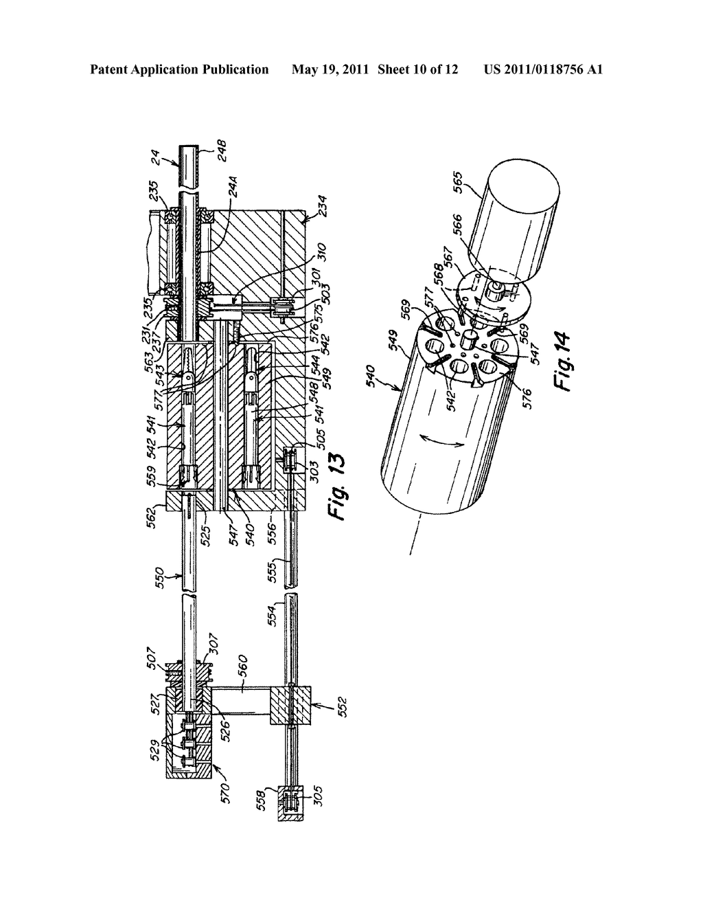 INTERCHANGEABLE SURGICAL INSTRUMENT - diagram, schematic, and image 12