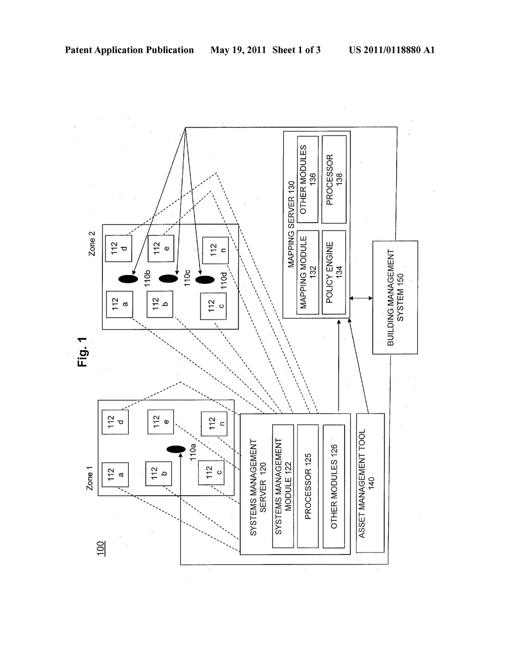 SYSTEM AND METHOD FOR POLICY BASED AUTOMATED CONTROL OF BUILDING EQUIPMENT USING SYSTEMS MANAGEMENT - diagram, schematic, and image 02