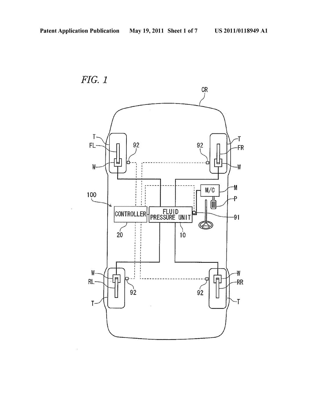 VEHICLE BRAKE FLUID PRESSURE CONTROL APPARATUS - diagram, schematic, and image 02