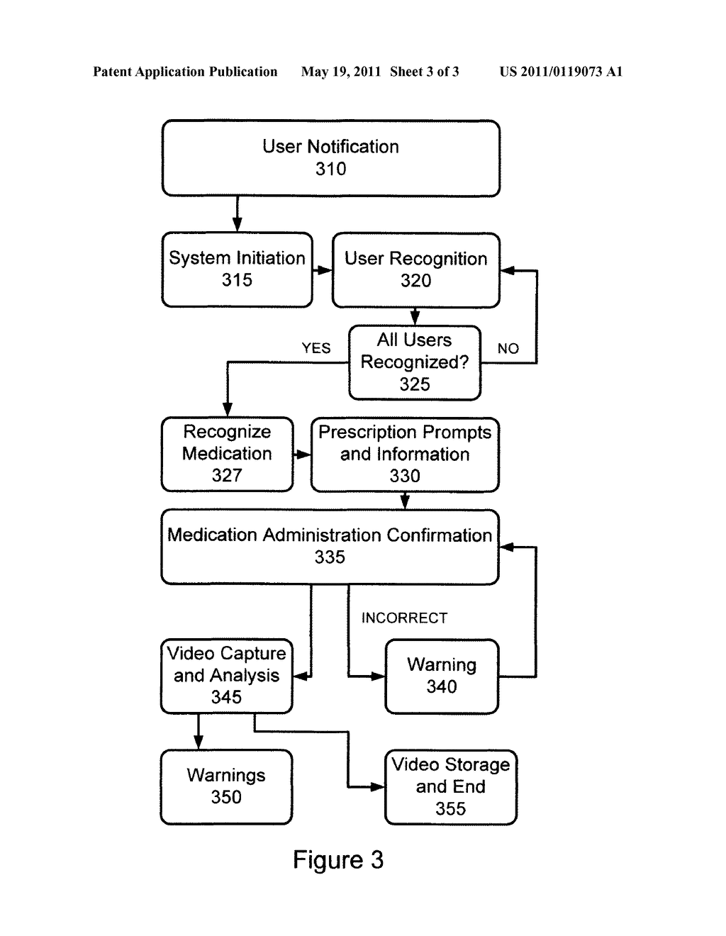 Method and Apparatus for Verification of Medication Administration Adherence - diagram, schematic, and image 04
