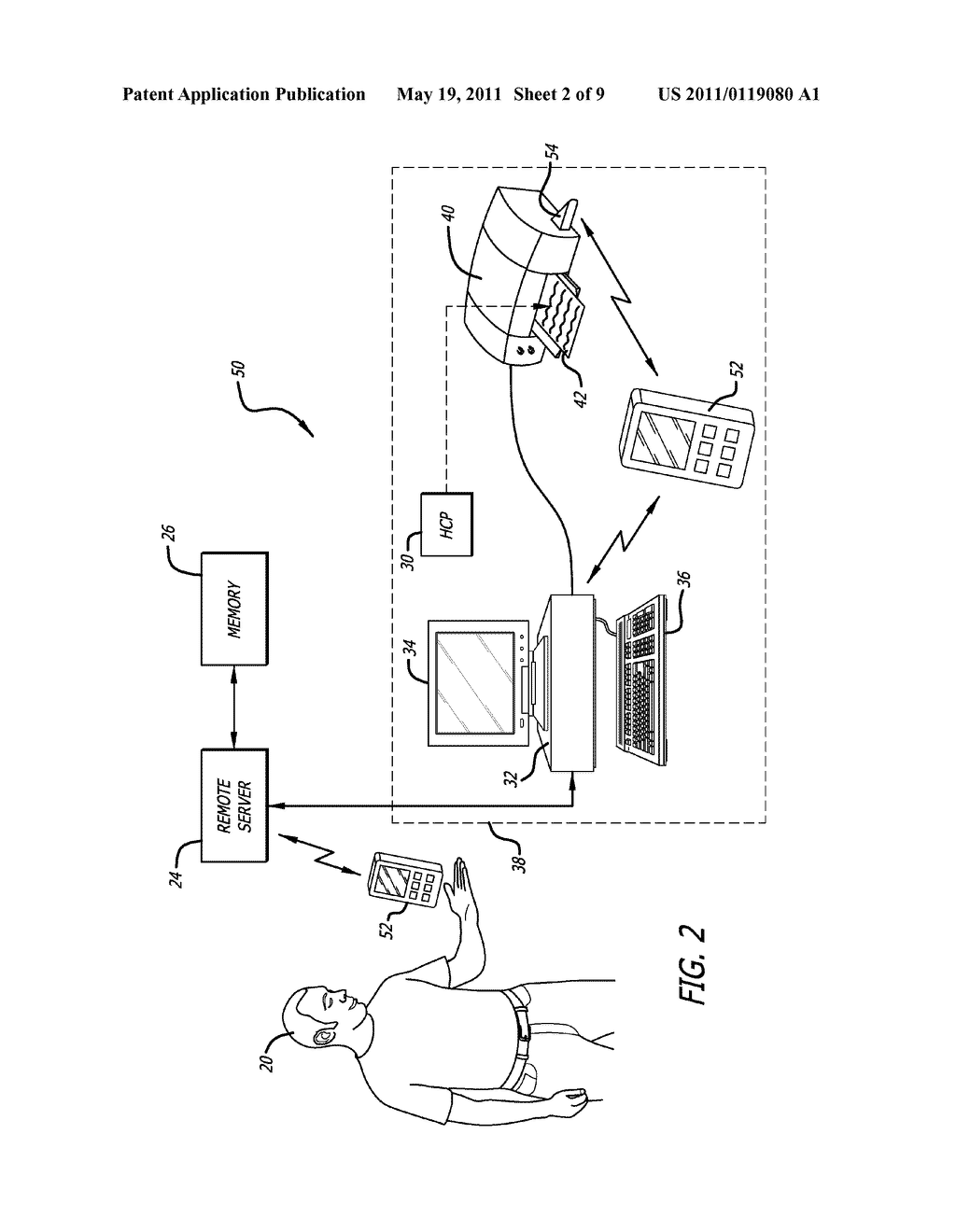METHOD AND SYSTEM FOR ANALYTE DATA TRANSMISSION AND REPORT GENERATION - diagram, schematic, and image 03
